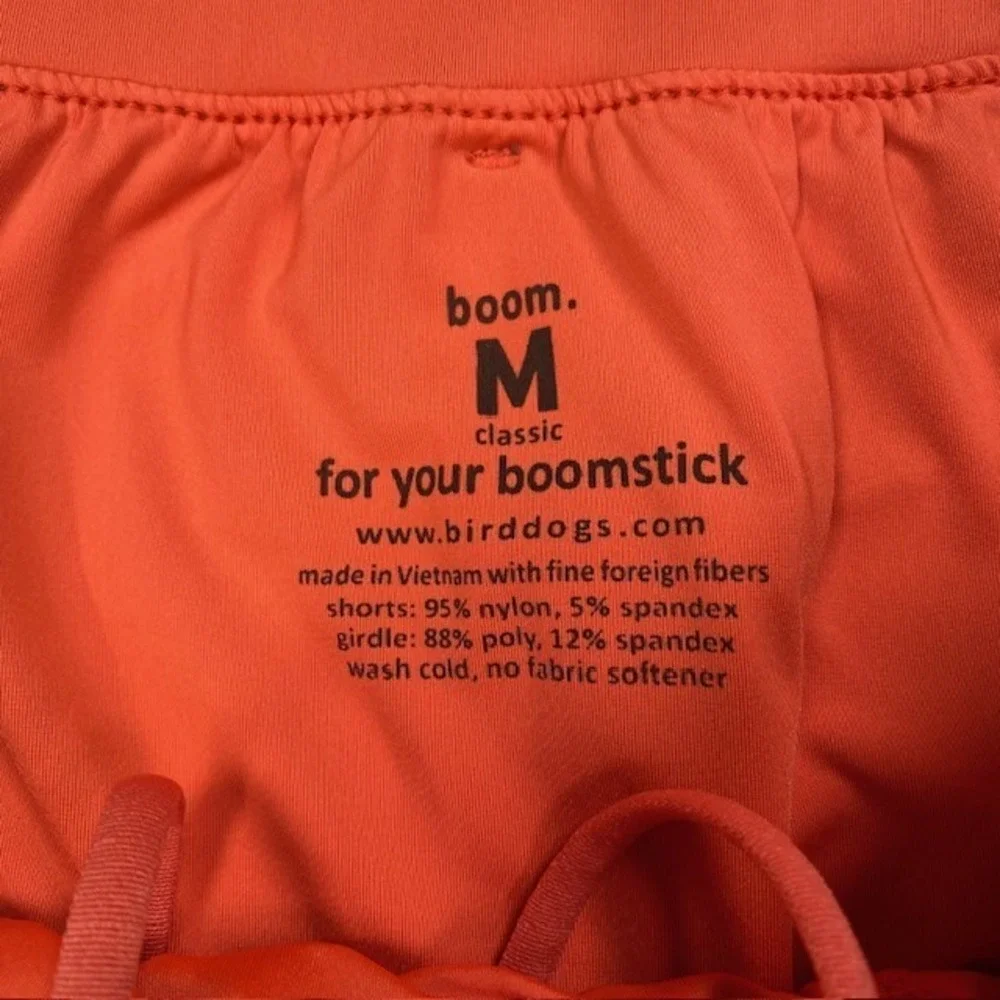 Birddogs Boom Classic Gray Athletic Shorts Orange Liner Mens Medium 7 Inseam